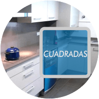 Diseños de cocinas cuadradas en Valencia